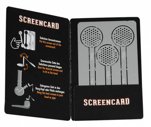 Premium Σίτες Pipe Screens Spoon Card 18mm - 2x3τμχ - Τιμή: 5,90€