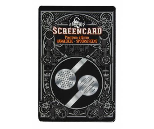 Premium Σίτες Pipe Screens Spoon Card 18mm - 2x3τμχ - Τιμή: 5,90€