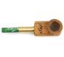 Purize Ξύλινη Πίπα Hemp Καφέ Mini με Αντάπτορα - 5,5cm - Τιμή: 15,50€