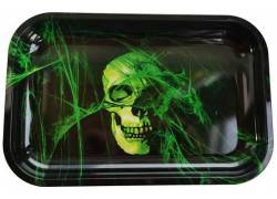 Rolling Tray Δίσκος Greeny Skull - Small (28x19cm)