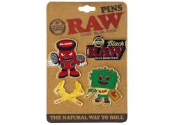 RAW Καρφίτσες Pins - Σετ με 4 Σχέδια (Version 2)