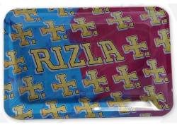 Rizla Rolling Tray Δίσκος Mini Metal Multicolor (12.5x18cm)