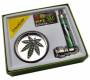 Σετ Μεταλλική Πίπα Σχέδιο Leaf 9cm & Grinder 2 parts - Τιμή: 7,90€