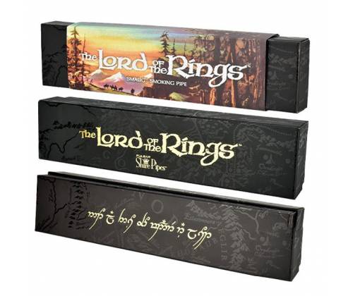 Wooden Pipe Brown 30cm from Cherry Wood - Lord of the Rings (Smaug) -  Price: 64,50€
