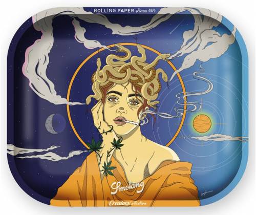 Smoking Rolling Tray Δίσκος Large - Medusa Fans (34x28cm) - Τιμή: 14,90€