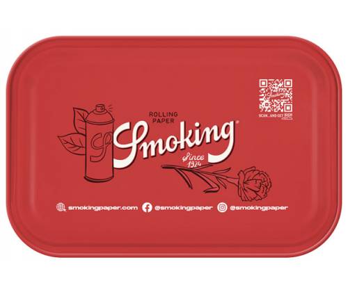 Smoking Rolling Tray Δίσκος Small - Skull Tempus Fugit (28x18cm) - Τιμή: 9,90€