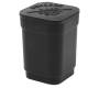 Squeeze Open Square Plastic Storage Container - Black 40ml - Price: 2,20€