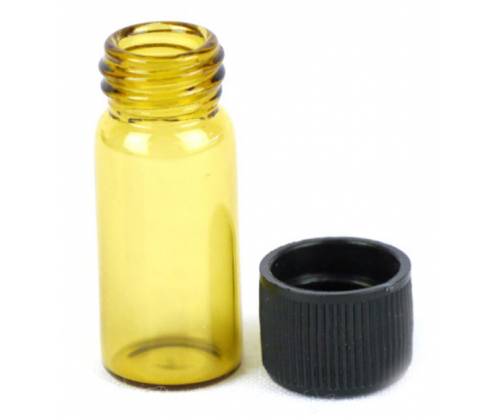 Γυάλινο Storage Bottle Καφέ - 40mm - Τιμή: 3,20€