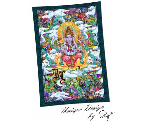 Κρεμαστή Κουβέρτα Πανό Τοίχου Wall Tapestry - Ganesha Design 200x150cm - Τιμή: 36,50€