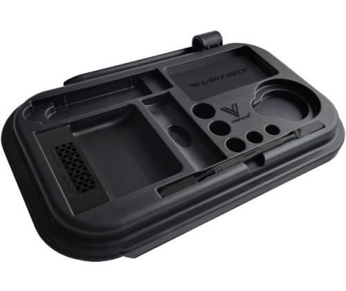 V-Syndicate Flight Deck Tray with Lid and Accessories - Dark Bloom Black (27x16cm) - Price: 22,50€