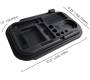 V-Syndicate Flight Deck Tray with Lid and Accessories - Dark Bloom Black (27x16cm) - Price: 22,50€