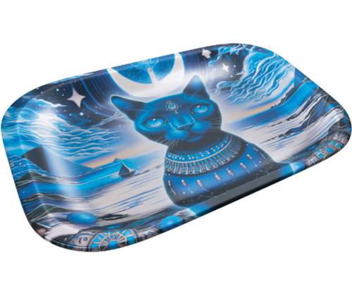 V-Syndicate Flight Deck Tray with Lid and Accessories - Felice Pharoah Blue (27x16cm) - Price: 22,50€