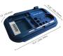 V-Syndicate Flight Deck Tray with Lid and Accessories - Felice Pharoah Blue (27x16cm) - Price: 22,50€