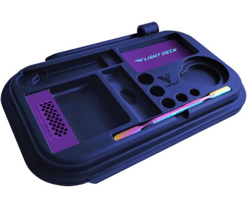 V-Syndicate Flight Deck Tray with Lid and Accessories - Afterglow Purple (27x16cm) - Price: 22,50€