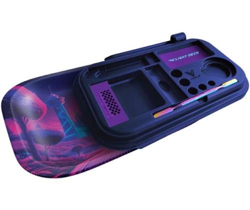 V-Syndicate Flight Deck Tray with Lid and Accessories - Afterglow Purple (27x16cm) - Price: 22,50€
