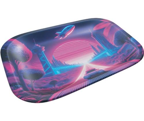 V-Syndicate Flight Deck Tray with Lid and Accessories - Afterglow Purple (27x16cm) - Price: 22,50€