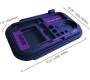 V-Syndicate Flight Deck Tray with Lid and Accessories - Afterglow Purple (27x16cm) - Price: 22,50€