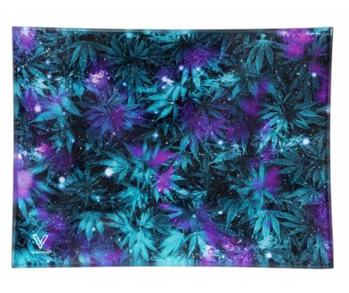 V-Syndicate Γυάλινος Rolling Tray Δίσκος - Cosmic Chronic - Mini (16x12cm) - Τιμή: 10,50€