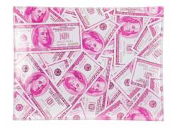 V-Syndicate Γυάλινος Rolling Tray Δίσκος - Dollars  - Mini (16x12cm)