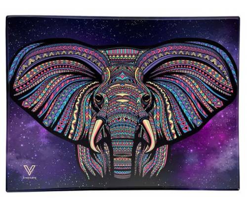 V-Syndicate Glass Rolling Tray Tray - Elephant - Mini (16x12cm) -  Price: 10,50€