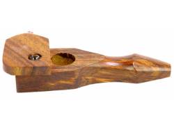 Ξύλινη Πίπα Hemp με Καπάκι - 10.5cm