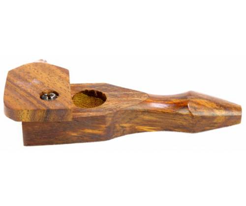 Ξύλινη Πίπα Hemp με Καπάκι - 10.5cm - Τιμή: 5,50€