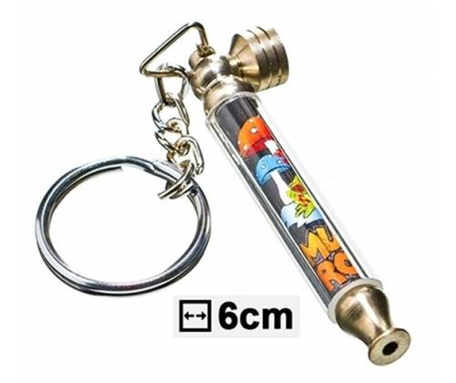 Μεταλλική Πίπα Mini - Mushroom 6cm (Μπρελόκ) - Τιμή: 1,95€
