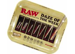 Raw Rolling Tray Δίσκος «Daze Of The Week» Large (27x33cm)