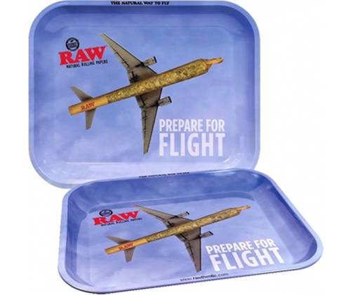 Raw Rolling Tray Δίσκος «Prepare for Flight» Large (27x33cm) - Τιμή: 10,90€