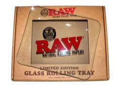 Raw Γυάλινος Rolling Tray Δίσκος - Limited Edition - Large (28x36cm)