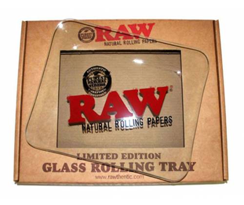 Raw Γυάλινος Rolling Tray Δίσκος - Limited Edition - Large (28x36cm) - Τιμή: 28,50€