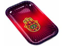 V-Syndicate Rolling Tray Δίσκος HAMSA HAND - Small (16x27cm)