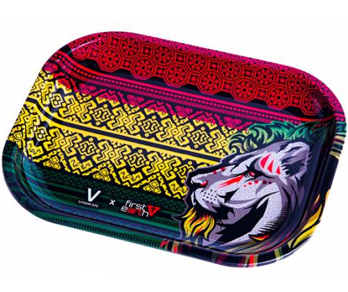 V-Syndicate Rolling Tray Δίσκος RASTA LION - Mini (14x18cm) - Τιμή: 6,50€