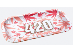 V-Syndicate Rolling Tray Δίσκος 420 Ροζ - Small (16x27cm)