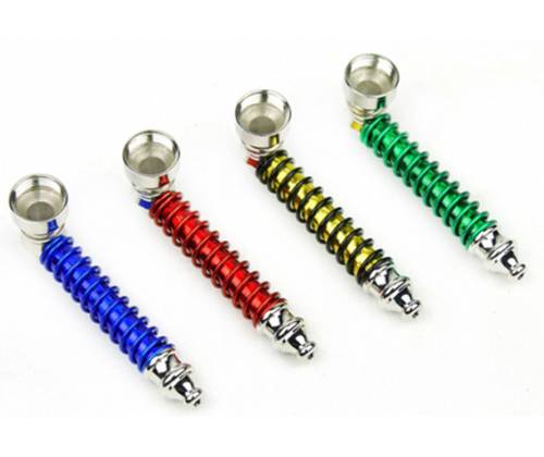 Μεταλλική Πίπα με Σπιράλ - 8cm (9644) - Τιμή: 3,90€