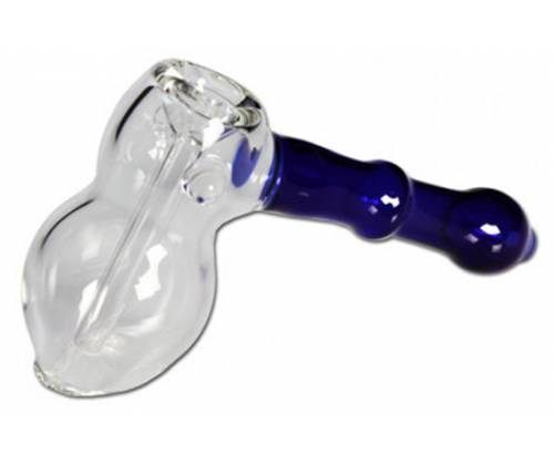 Νερόπιπα Black Leaf Χειροποίητη Γυάλινη «Hammer» - 13.5cm - Τιμή: 13,70€