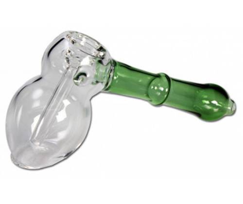 Νερόπιπα Black Leaf Χειροποίητη Γυάλινη «Hammer» - 13.5cm - Τιμή: 13,70€