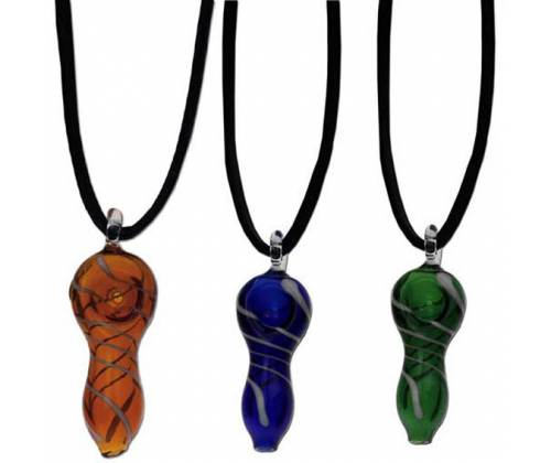 Πίπα Black Leaf Χειροποίητη Γυάλινη Mini - 60mm - Τιμή: 6,50€