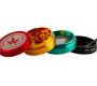 Amsterdam Grace Glass Grinder Rasta 50mm Aluminum - 4 Parts -  Price: 13,50€