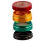 Amsterdam Grace Glass Grinder Rasta 50mm Aluminum - 4 Parts -  Price: 13,50€