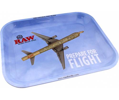 Raw Rolling Tray Δίσκος «Prepare for Flight» Large (27x33cm) - Τιμή: 10,90€