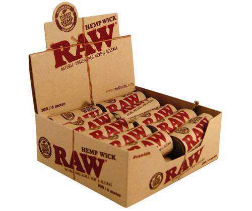 RAW Hemp Wick - 6 Meters -  Price: 2,50€