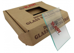 Raw Γυάλινος Rolling Tray Δίσκος - Limited Edition - Mini (15x10cm)