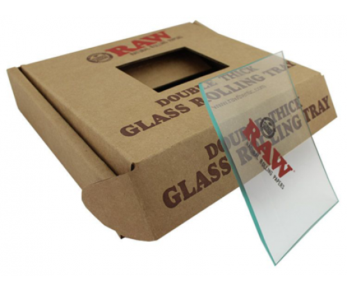 Raw Γυάλινος Rolling Tray Δίσκος - Limited Edition - Mini (15x10cm) - Τιμή: 11,30€