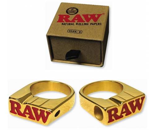 Δαχτυλίδι RAW - Gold Smoking Ring - Τιμή: 29,00€
