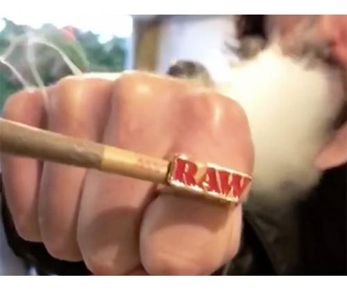 Δαχτυλίδι RAW - Silver Smoking Ring - Τιμή: 29,00€