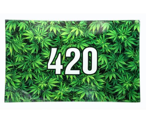 V-Syndicate Γυάλινος Rolling Tray Δίσκος - 420 Leaf - Small (26x16cm) - Τιμή: 24,50€