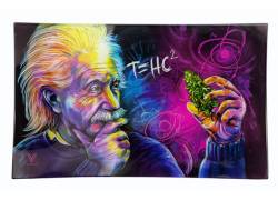 V-Syndicate Γυάλινος Rolling Tray Δίσκος - Einstein T-HC2 - Small (26x16cm)