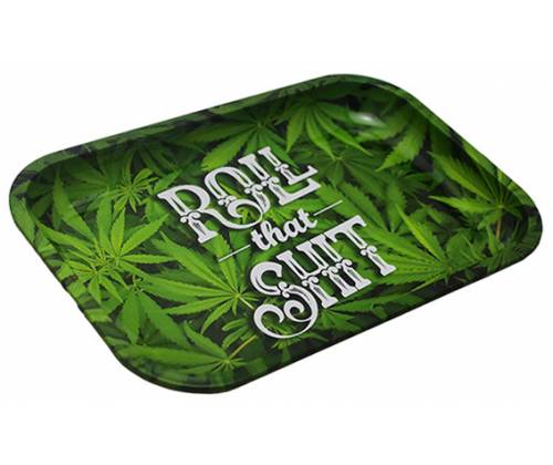 Rolling Tray Δίσκος Green Leaf - Medium (29x19cm) - Τιμή: 6,80€