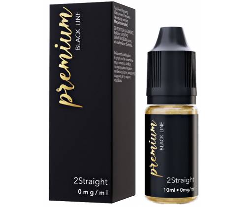 Premium Black 2Straight Refill Liquid 10ml -  Price: 6,40€